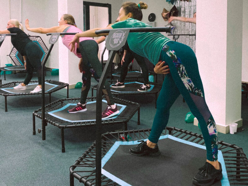 High Up jumping Fitness