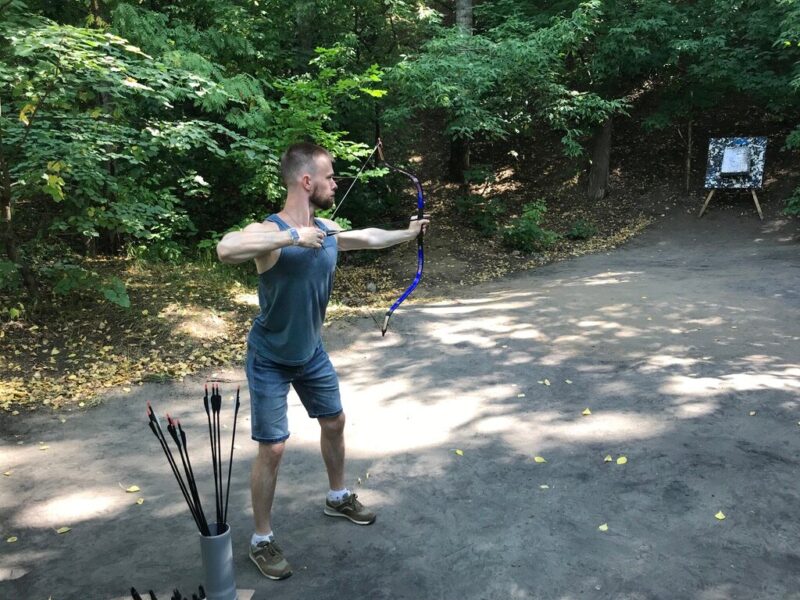 Трелучье, традиционная стрельба из лука