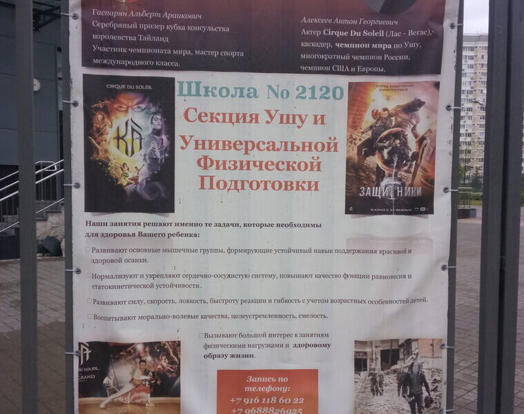 Секция Ушу и Универсальной Физической Подготовки