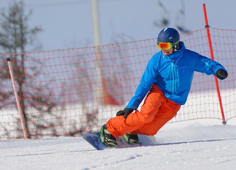 Беспощадный инструктор по сноуборду